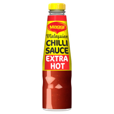 Maggi Authentic Malaysian Extra Hot Chilli Sauce 320g, imported from the UK