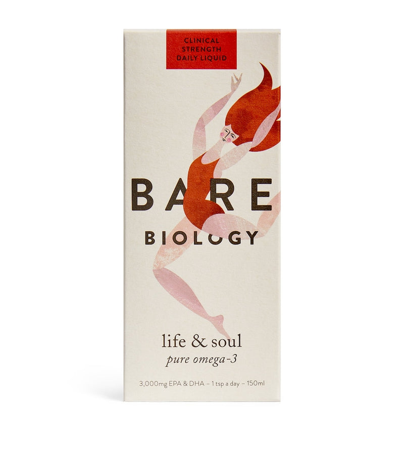 Bare Biology Life & Soul Pure Omega-3 Liquid 150ml - British product