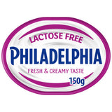 Philadelphia lactose free soft cheese 150g, imported from the UK