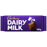Cadbury Dairy Milk Classic milk chocolate bar 180g - British product