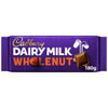 Cadbury wholenut chocolate bar 180g - British product