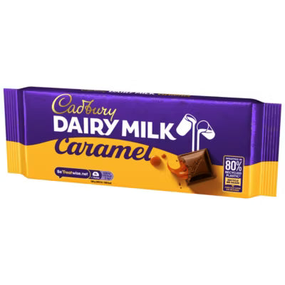 Cadbury Dairy Milk Karamellschokoladenriegel 180 g