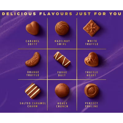 Cadbury Milk Tray assorted chocolates 445g - British product