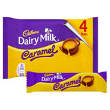 Cadbury Dairy Milk Caramel chocolate bar 4 pack 148g - British product