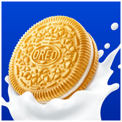 Oreo golden vanilla sandwich cookies 154g, imported from the UK