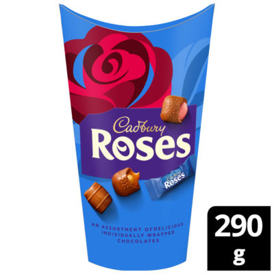 Cadbury Roses chocolate assortment box 290g - British product