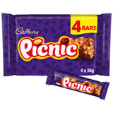 Cadbury Picnic chocolate cereal bar 152g - British product