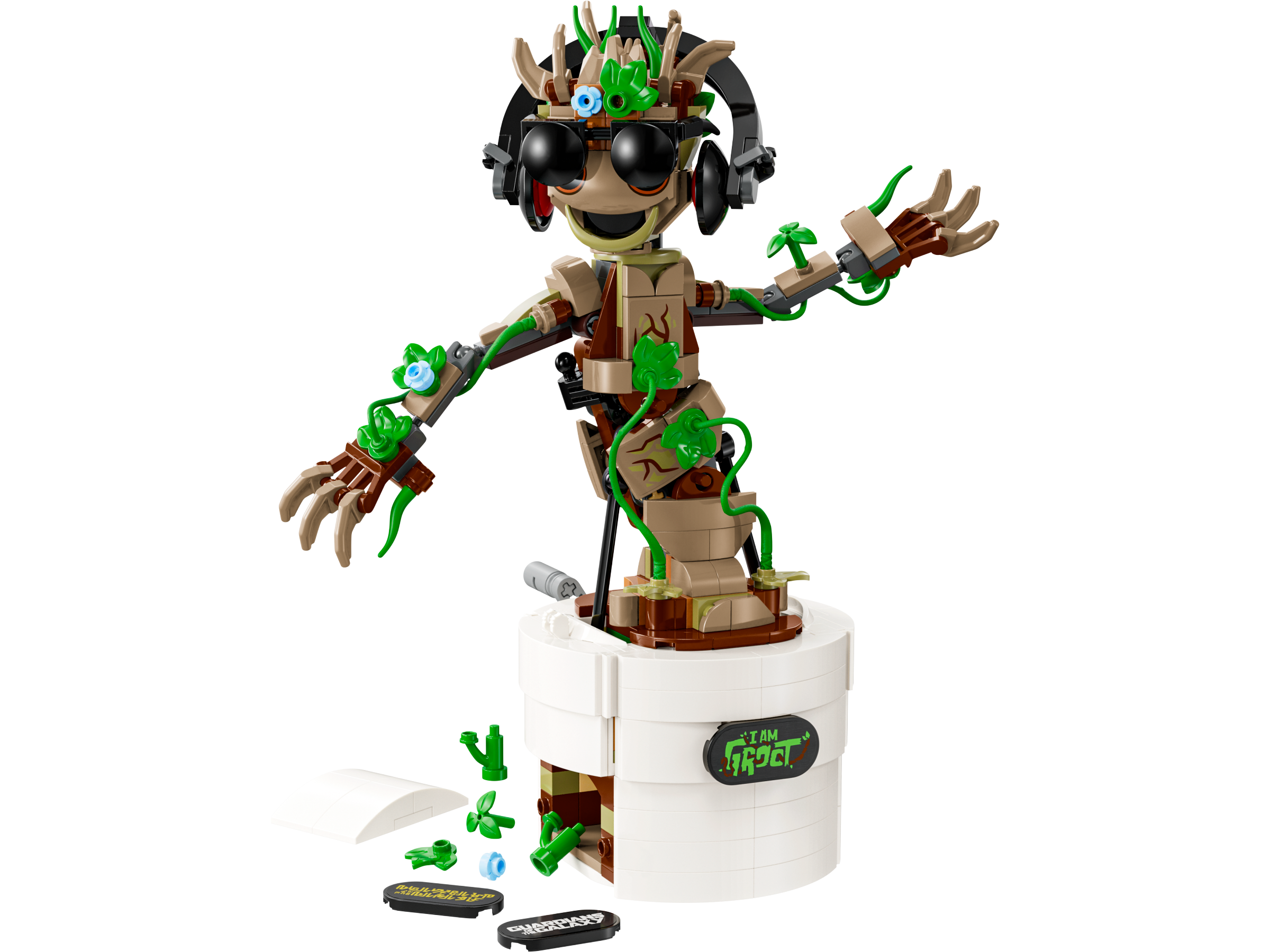 LEGO Marvel Dancing Groot buildable figure set 456 pieces - British product