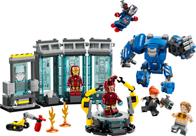LEGO Iron Man Laboratory Hall of Armor Building Set 384 Pieces 8+