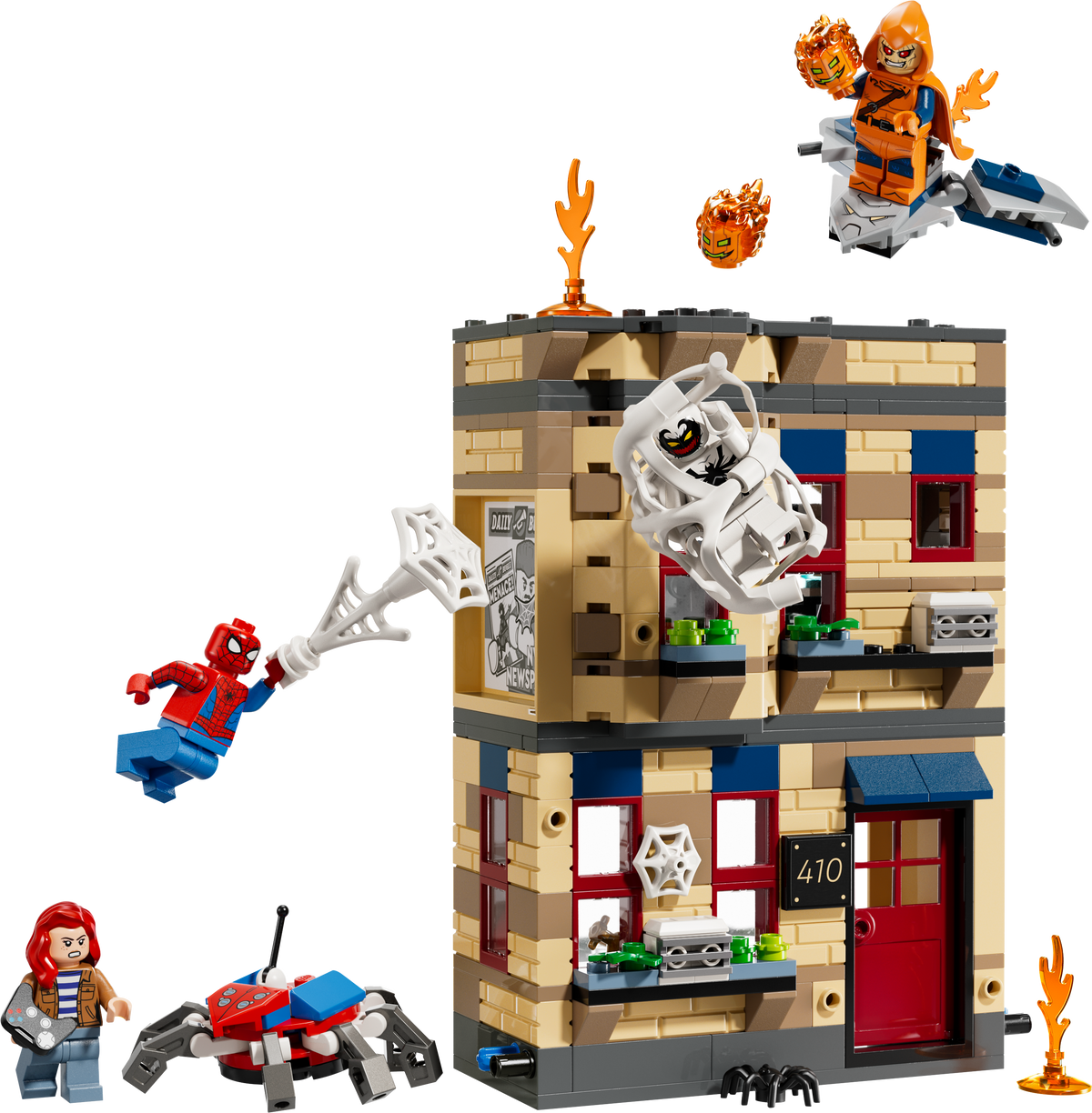 LEGO Peter Parker's Apartment 394pc Build Set, imported from the UK