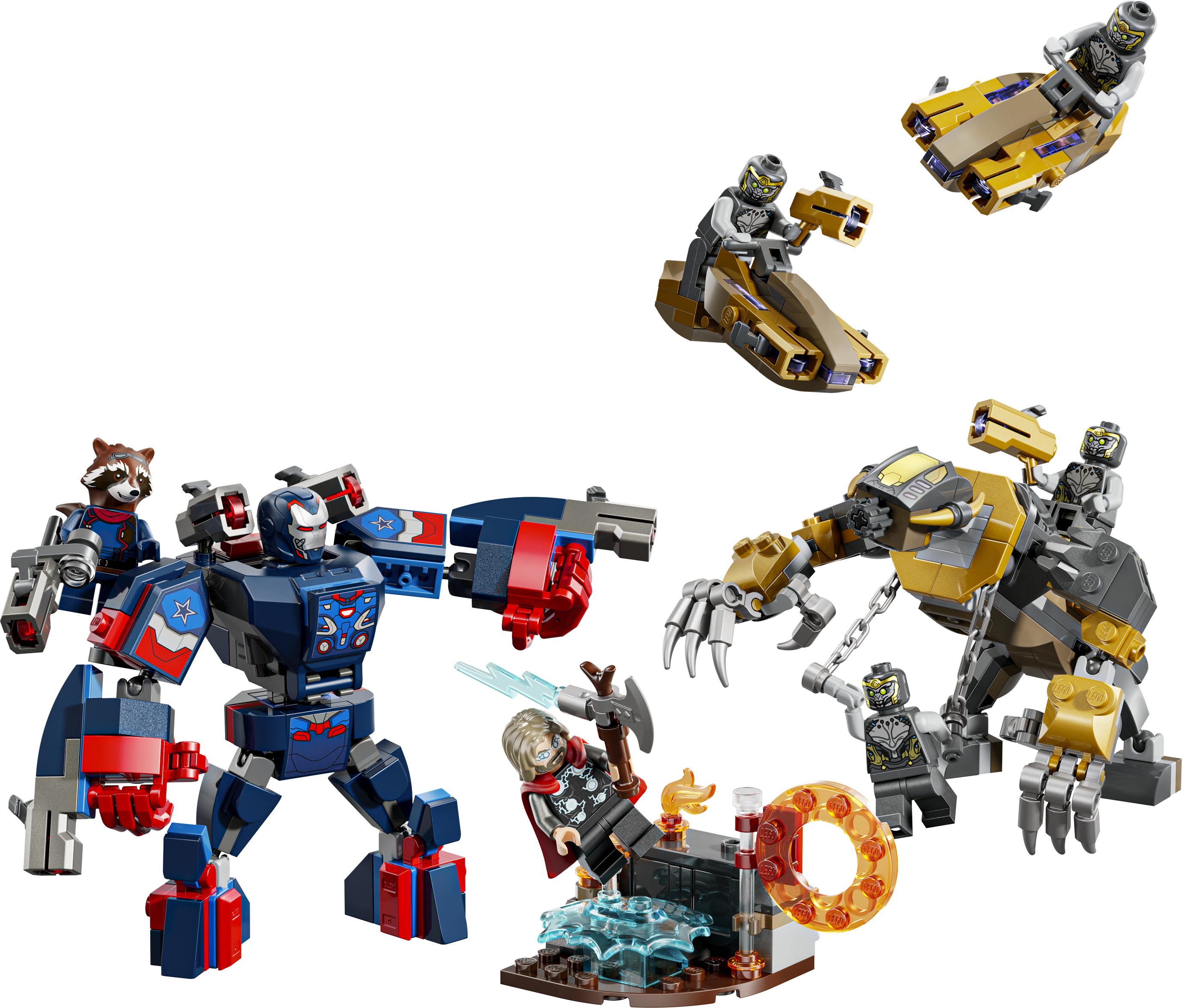 LEGO Avengers Thor vs Chitauri Set 373 Pieces - British product