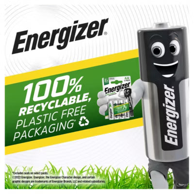 Energizer rechargeable AAA batteries 4-pack - British product