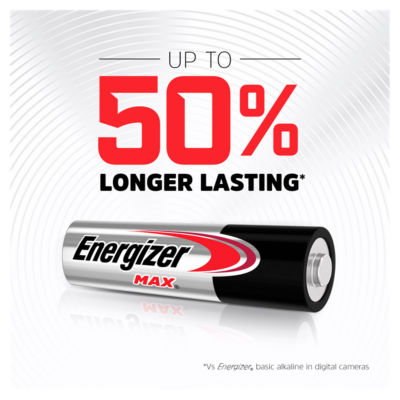 Energizer Max AA alkaline batteries 6 pack - British product