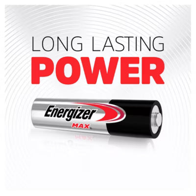 Energizer AAA alkaline batteries 4 pack - British product