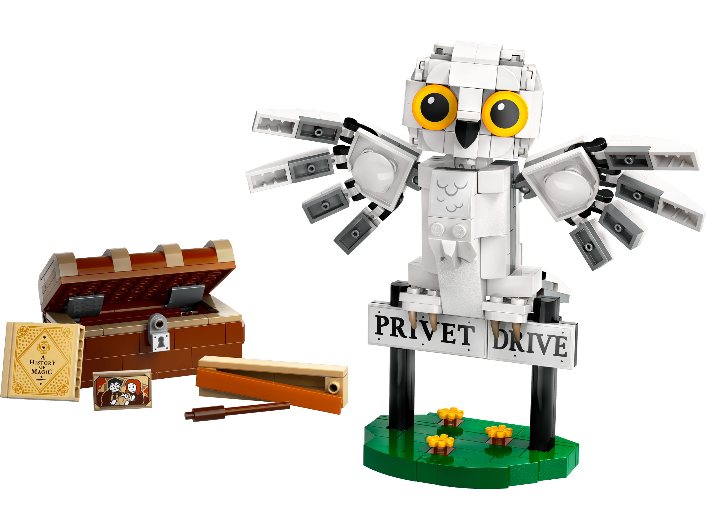 LEGO Harry Potter Hedwig 337 piece building set model, UK version