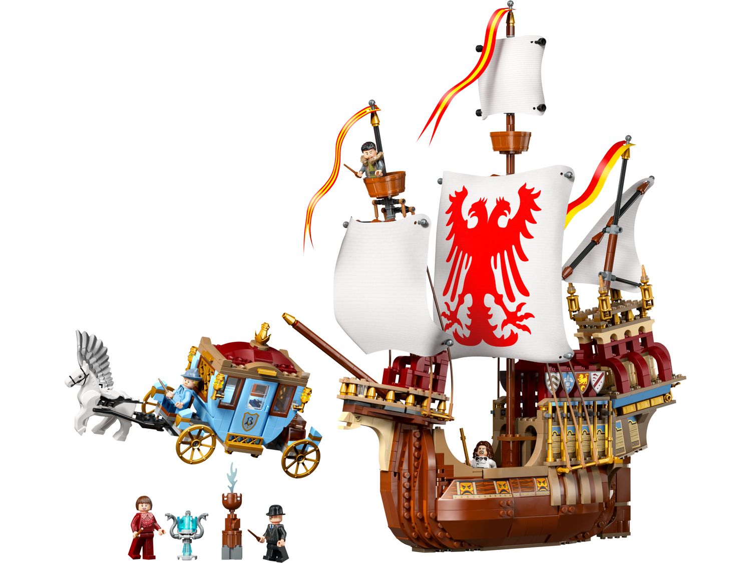 LEGO Triwizard Tournament The Arrival Building Set 1229 Pieces (British brand)