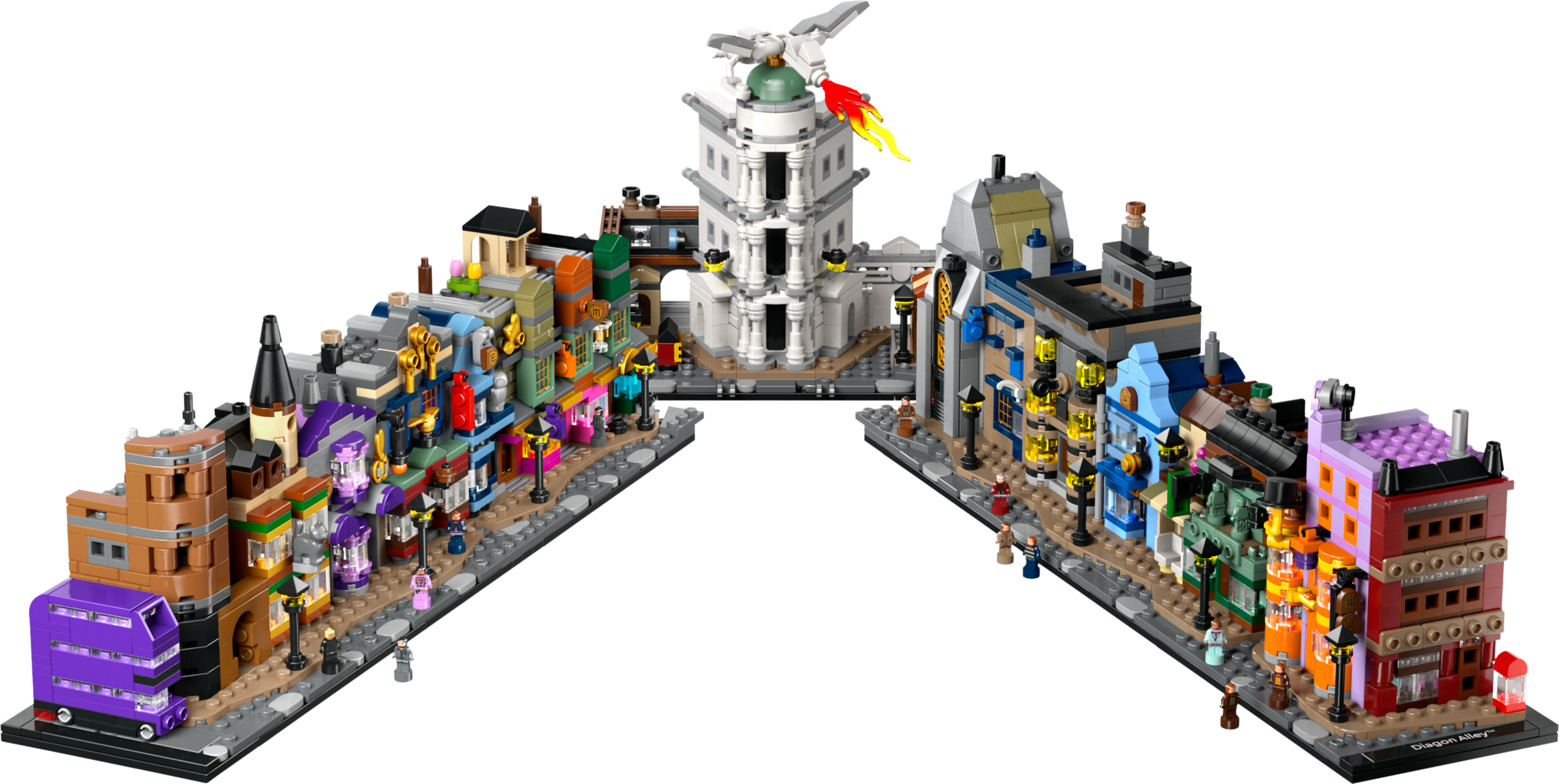 LEGO Harry Potter Diagon Alley building set 2750 pieces - British product
