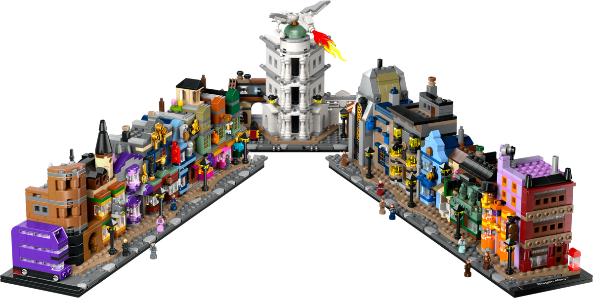 LEGO Harry Potter Diagon Alley building set 2750 pieces - British product
