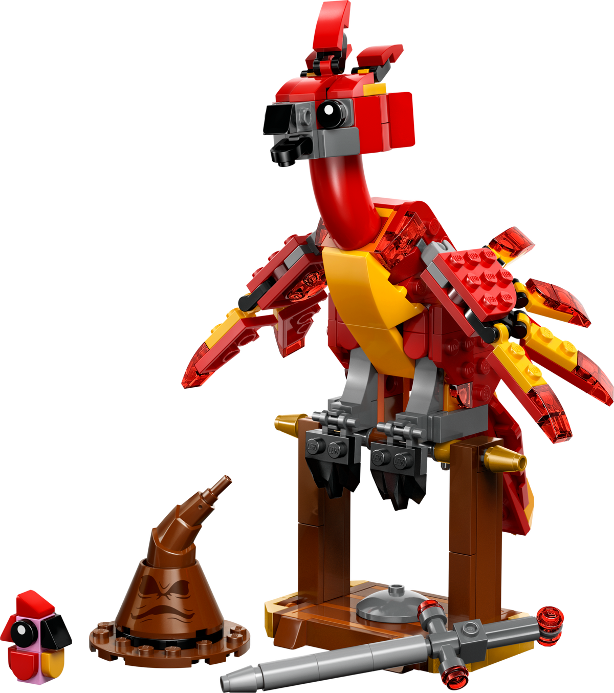 LEGO Harry Potter Fawkes Buildable Set 299 Pieces - British product