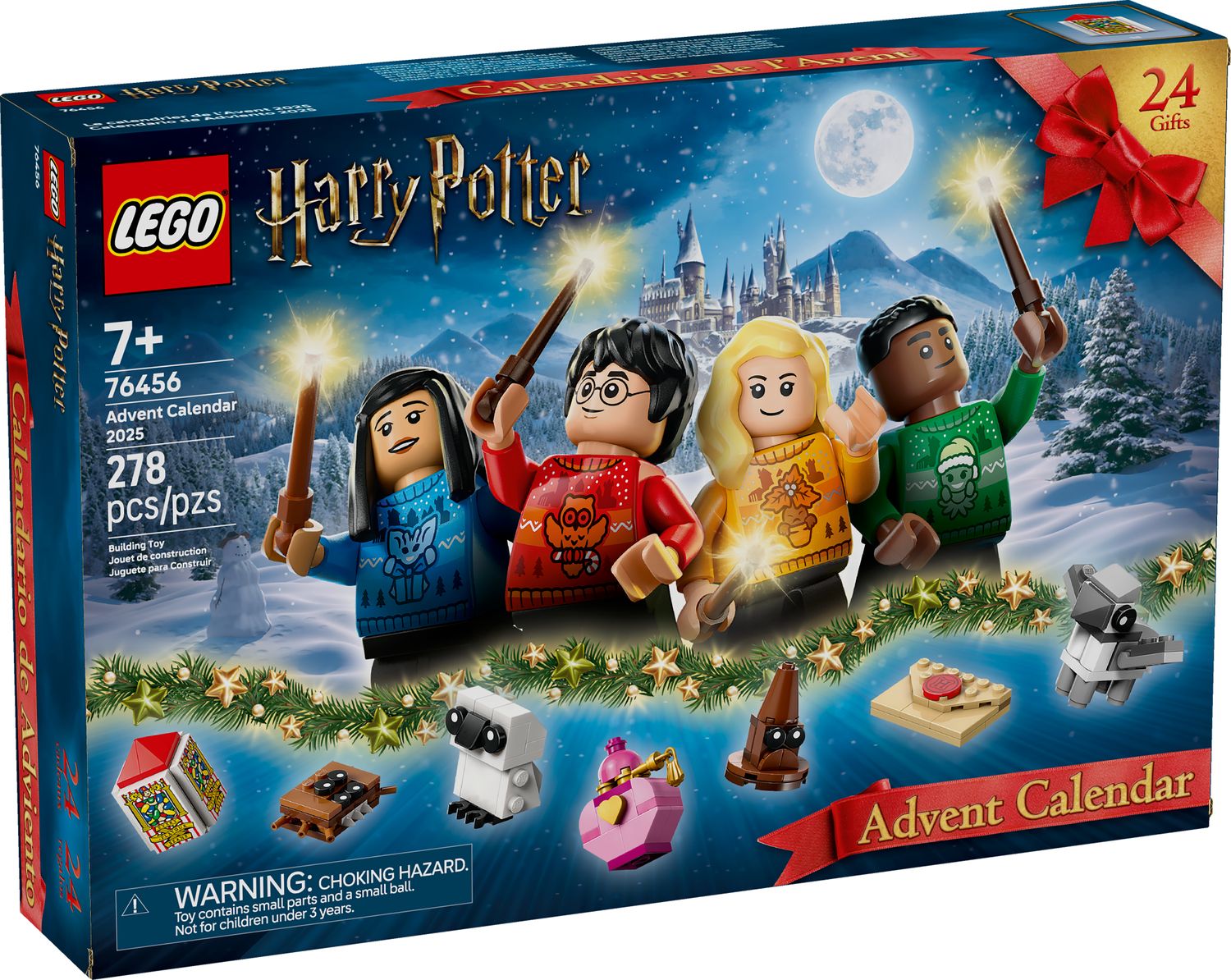 LEGO Harry Potter Advent Calendar 2025 278 Pieces, imported from the UK