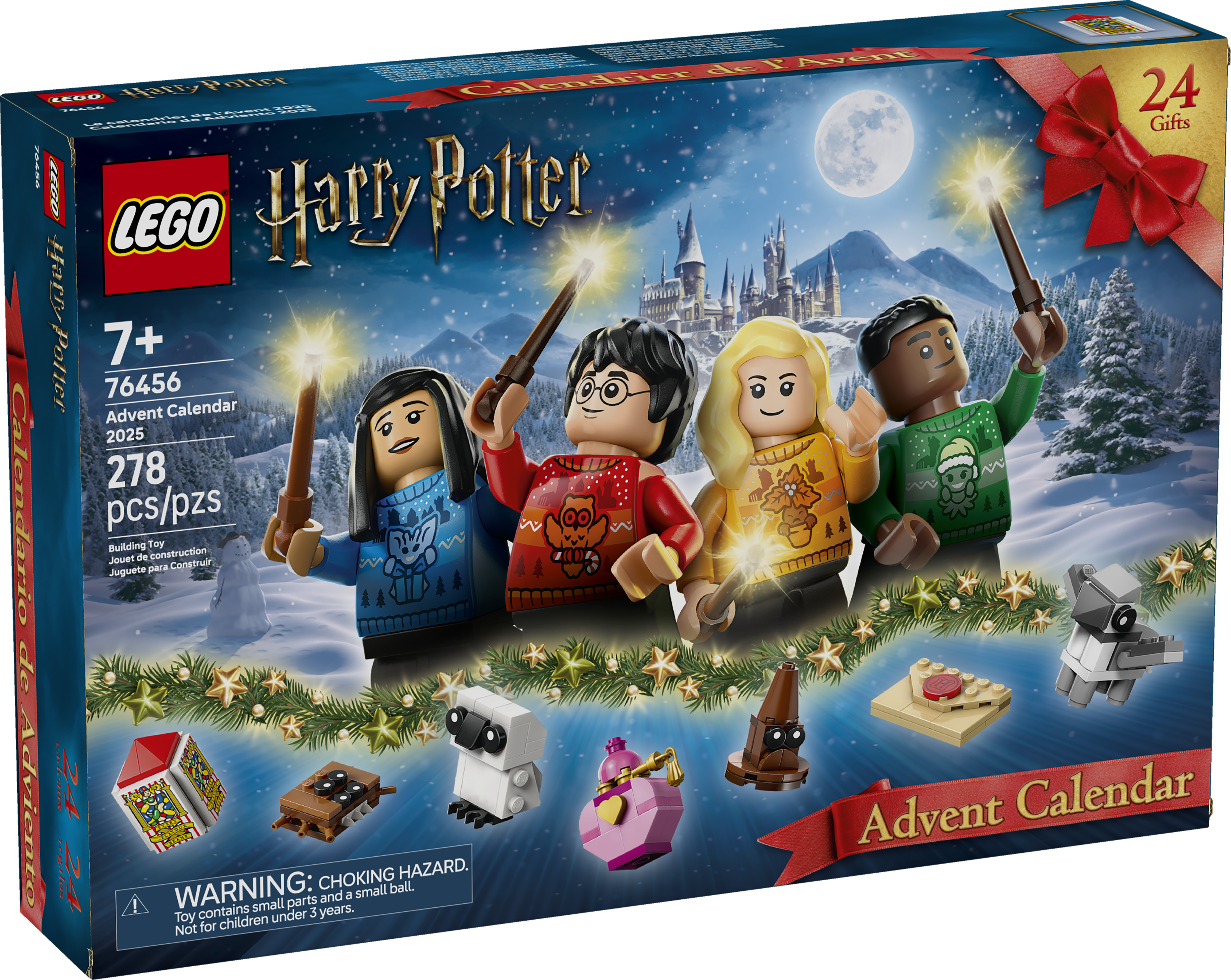 LEGO Harry Potter Advent Calendar 2025 278 Pieces, imported from the UK