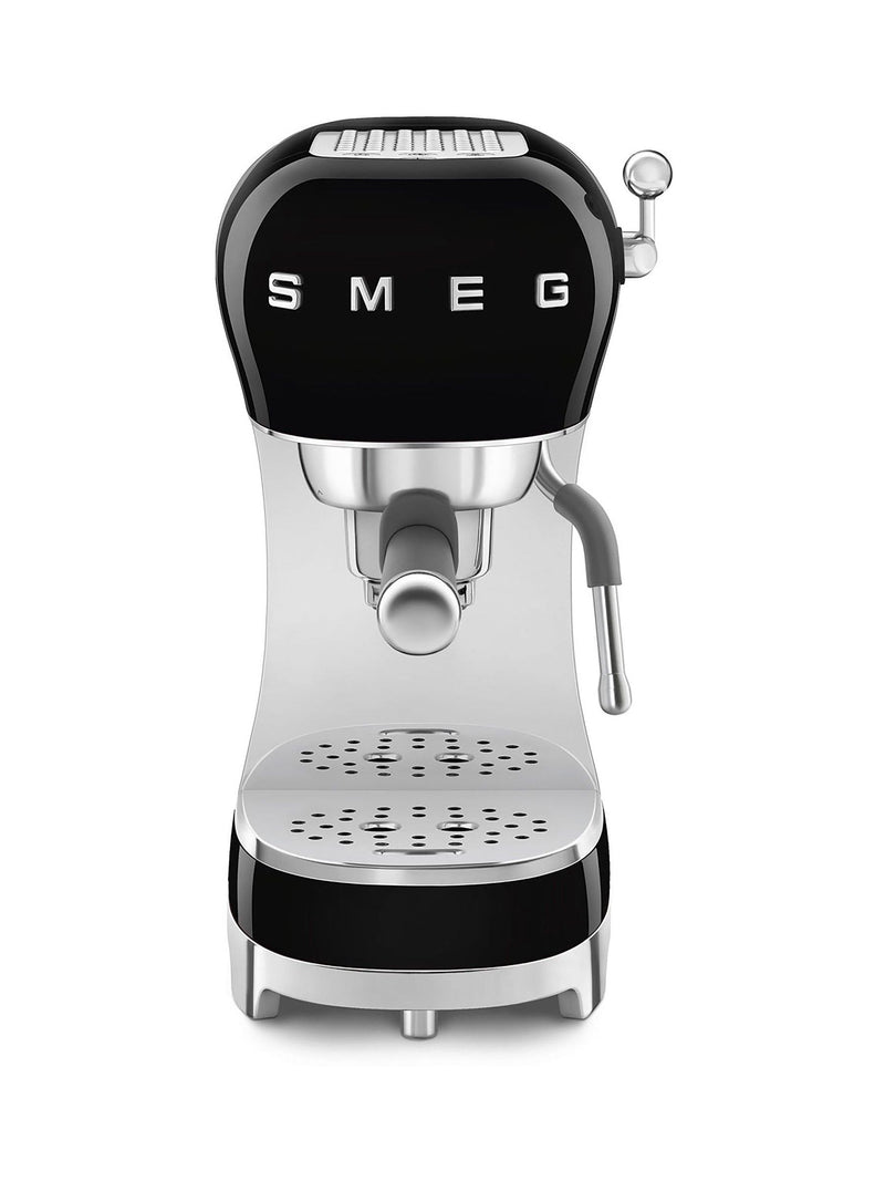 Smeg black espresso coffee machine (British brand)