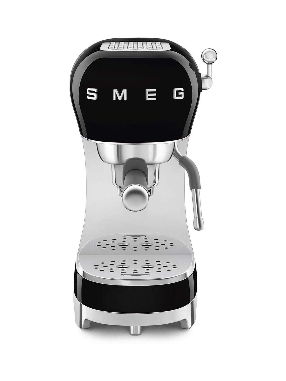 Smeg black espresso coffee machine (British brand)