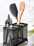 Black wire cutlery drainer - British product