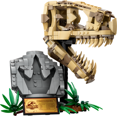 LEGO Dinosaur Fossils T rex Skull Jurassic World Building Set 577 Pieces