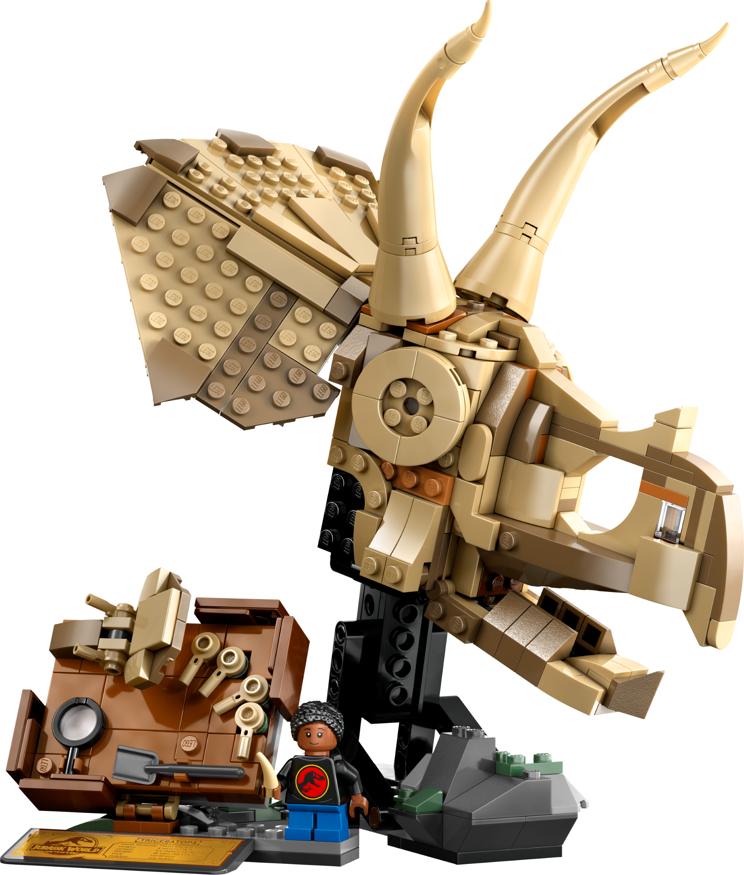 LEGO Triceratops Skull Dinosaur Fossils 468 Pieces - British product