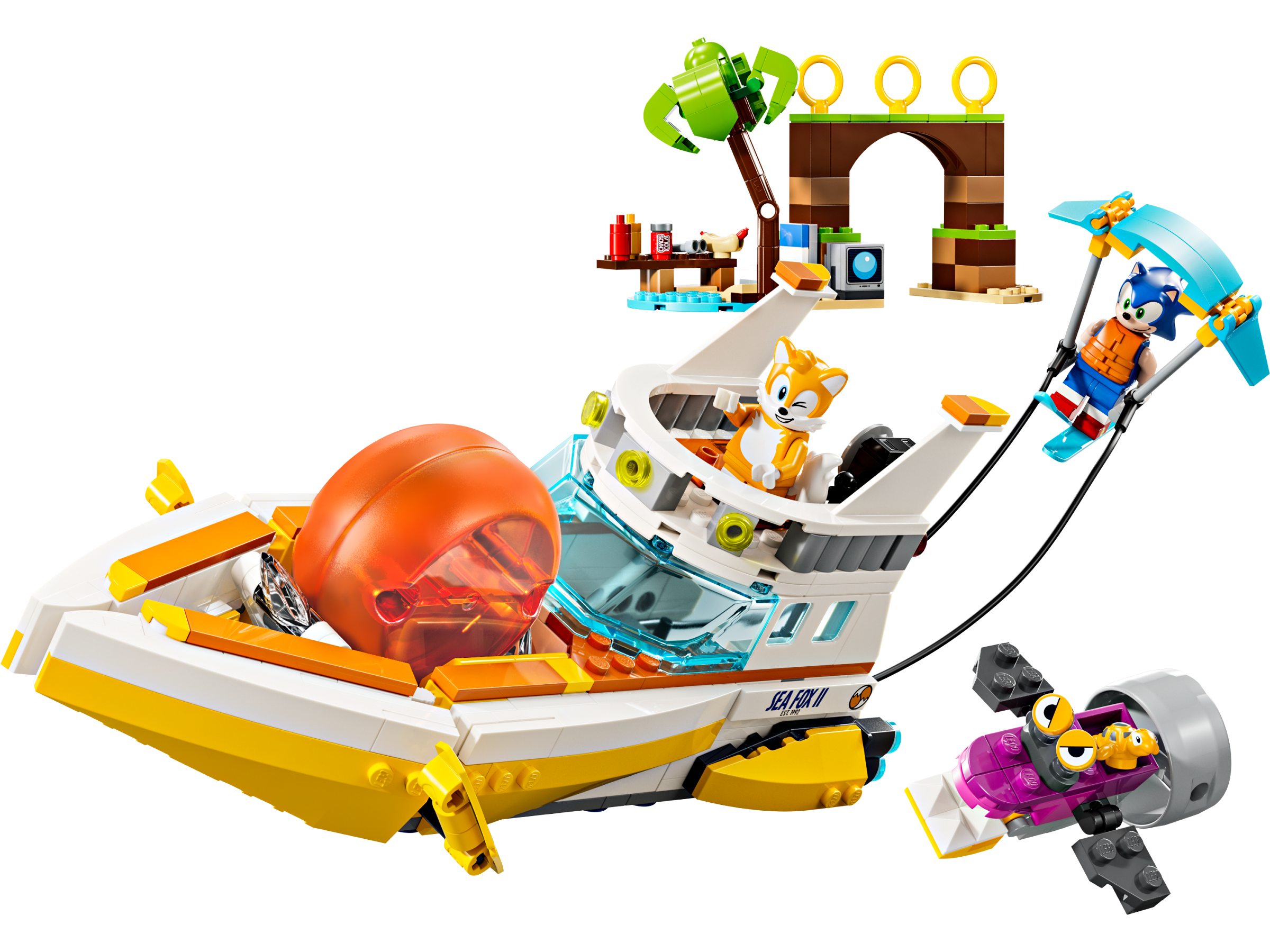 LEGO Tails Adventure Boat 393 Pieces (British brand)