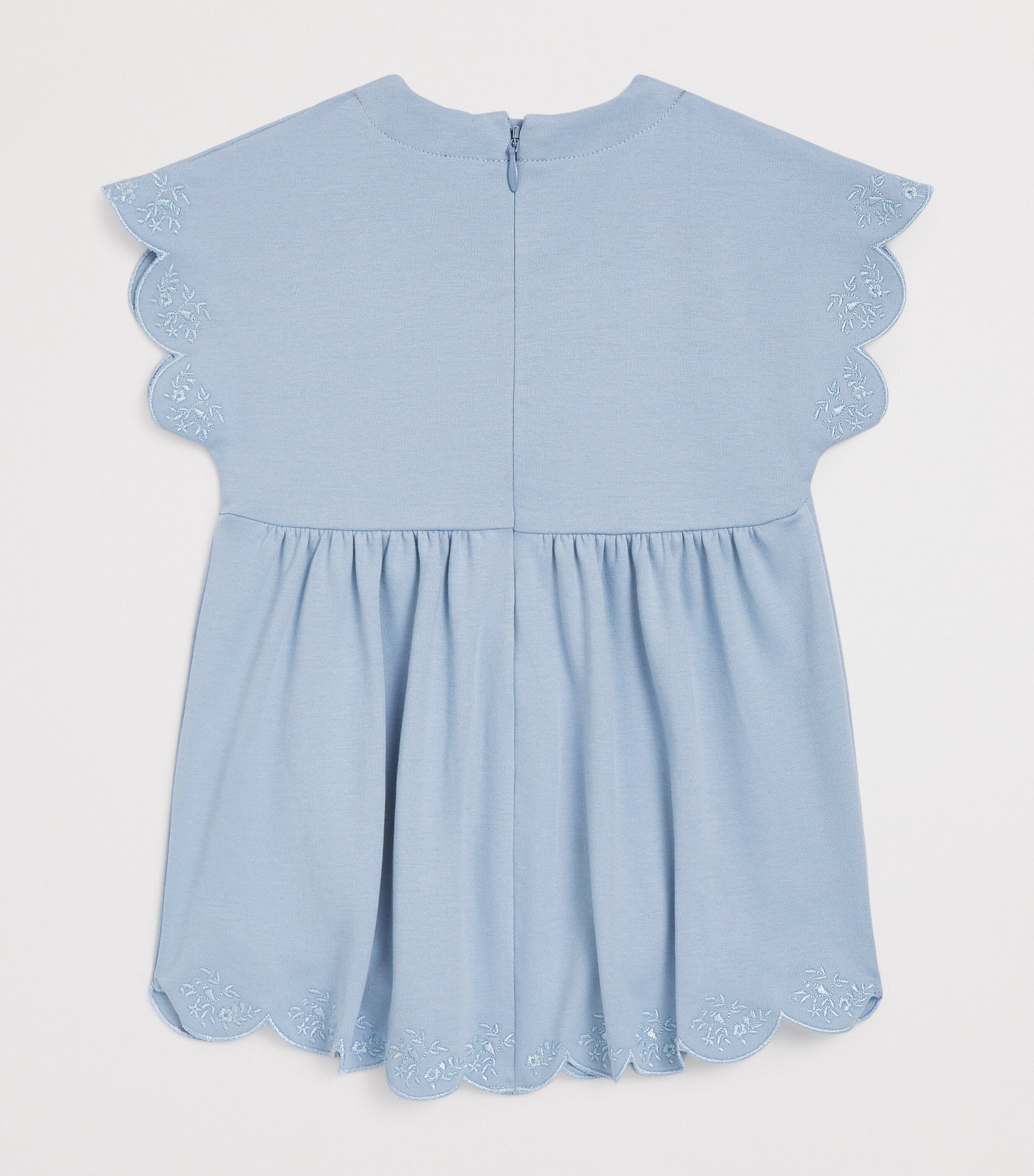 Chloé Kids cotton embroidered logo dress 6-36 months - British product