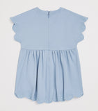 Chloé Kids cotton embroidered logo dress 6-36 months - British product
