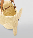 LOEWE Woven Elephant Basket Tote Bag