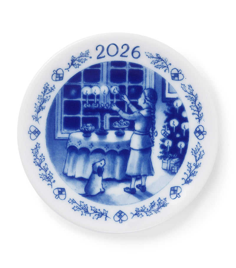 Royal Copenhagen Blue Collectibles Christmas 2026 Plaquette (8.5cm)