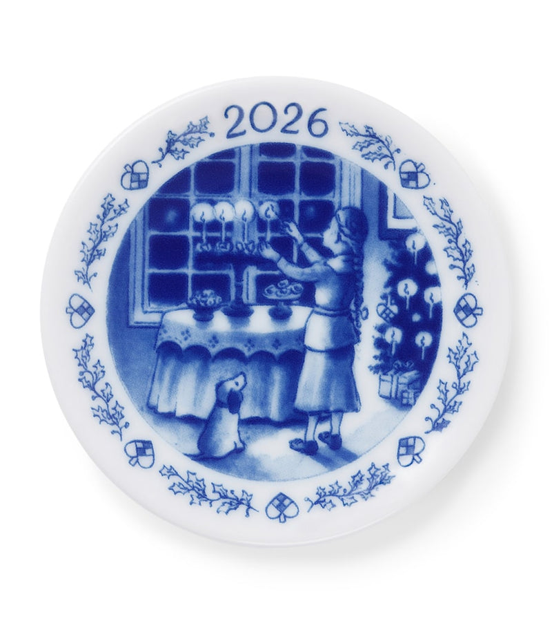 Royal Copenhagen Blue Collectibles Christmas 2026 Plaquette (8.5cm)