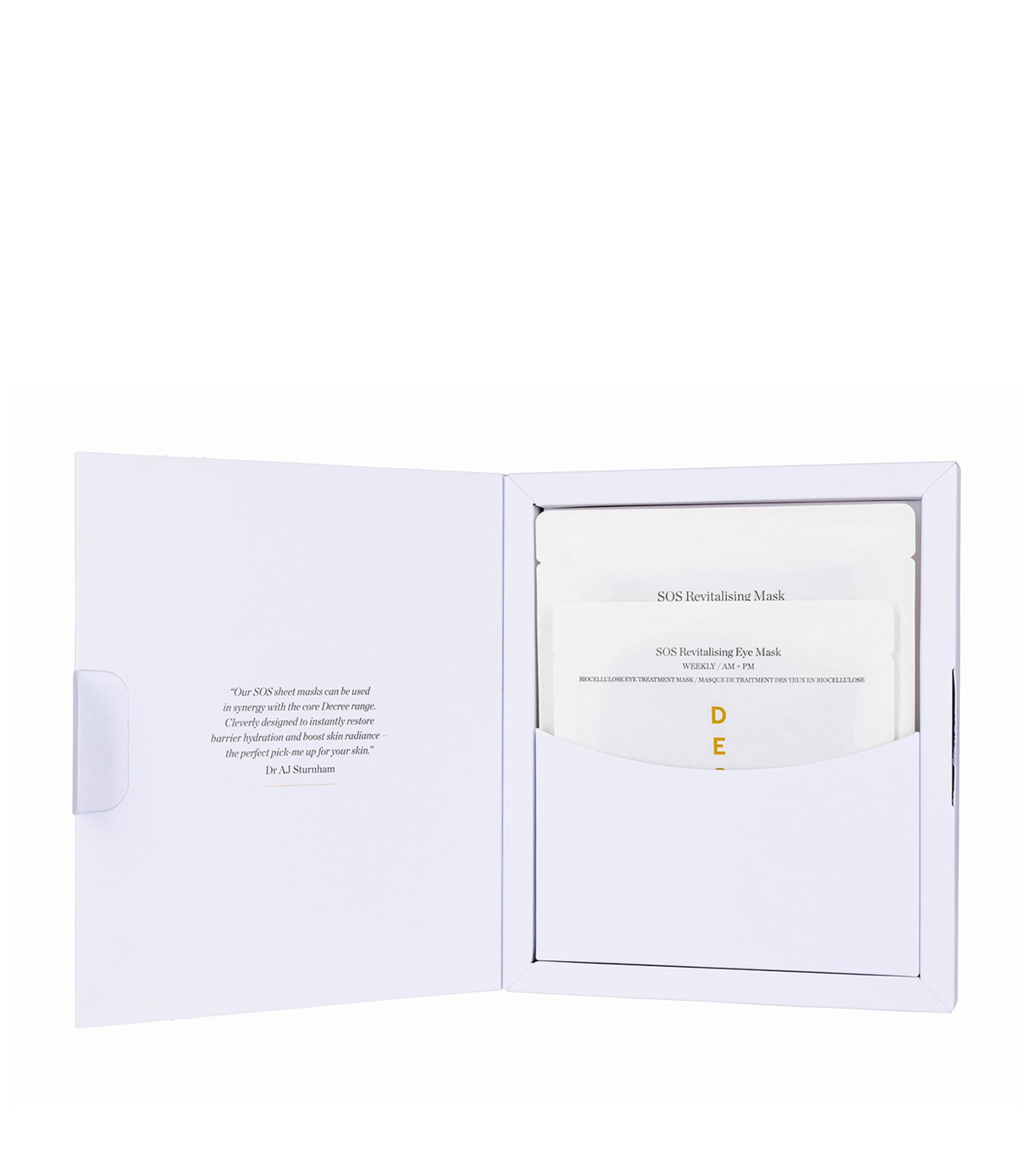 Decree SOS Revitalising Mask Edit sheet mask - British product