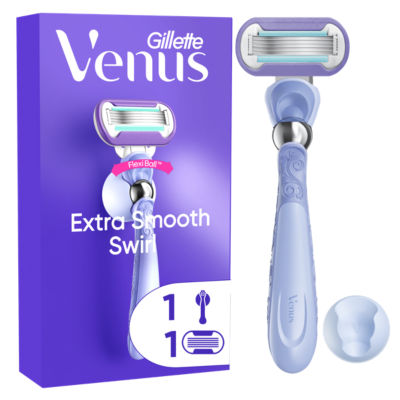 Gillette Venus Extra Smooth Swirl women's razor with refill (British brand)