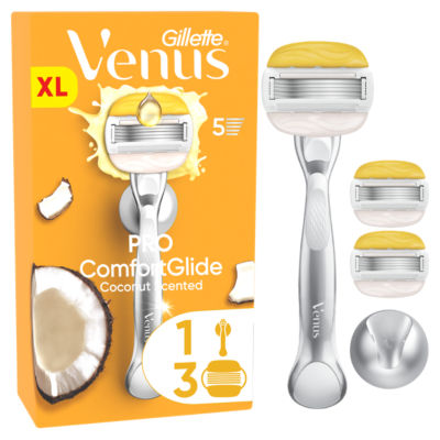 Gillette Venus Pro ComfortGlide Coconut Scented Razor (British brand)