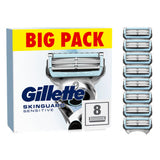 Gillette SkinGuard Sensitive razor blade refills 8 pack, UK version