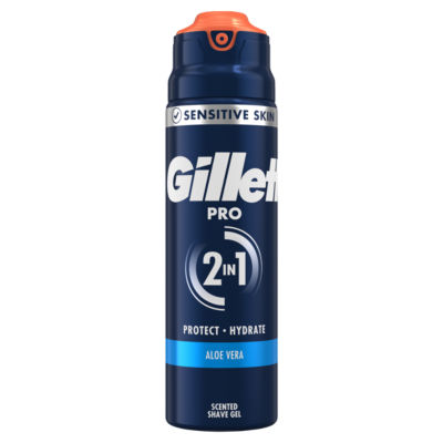 Gillette sensitive shave gel 200ml, UK version