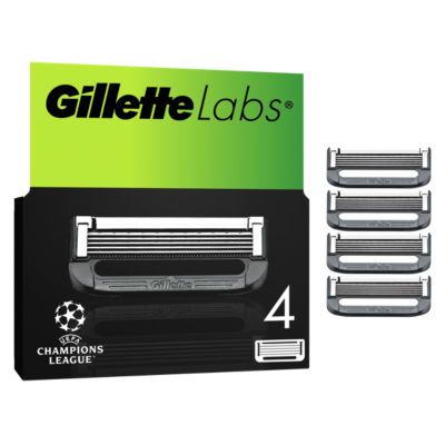 Gillette UEFA Champions League Special Edition razor blade refills pack of 4, UK version