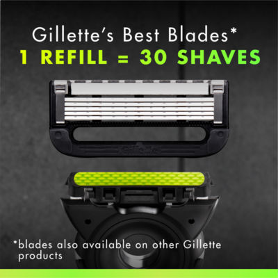 Gillette UEFA Champions League Special Edition razor blade refills pack of 4, UK version