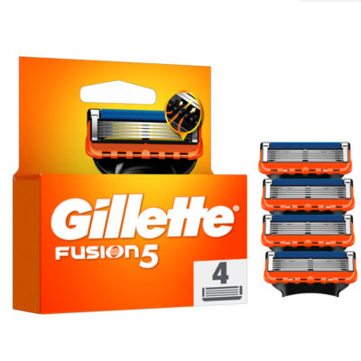 Gillette Fusion5 Razor Refills x4 Pack For Men, UK version