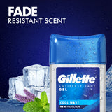 Gillette Clear Cool Wave antiperspirant deodorant for men 70ml, UK version