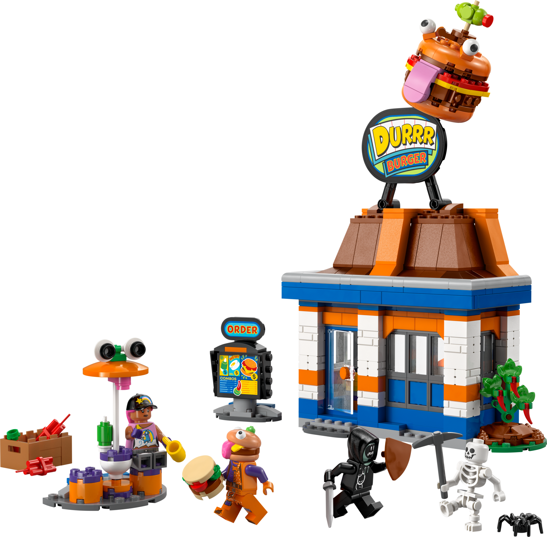 LEGO Fortnite Durrr Burger Restaurant Set, imported from the UK