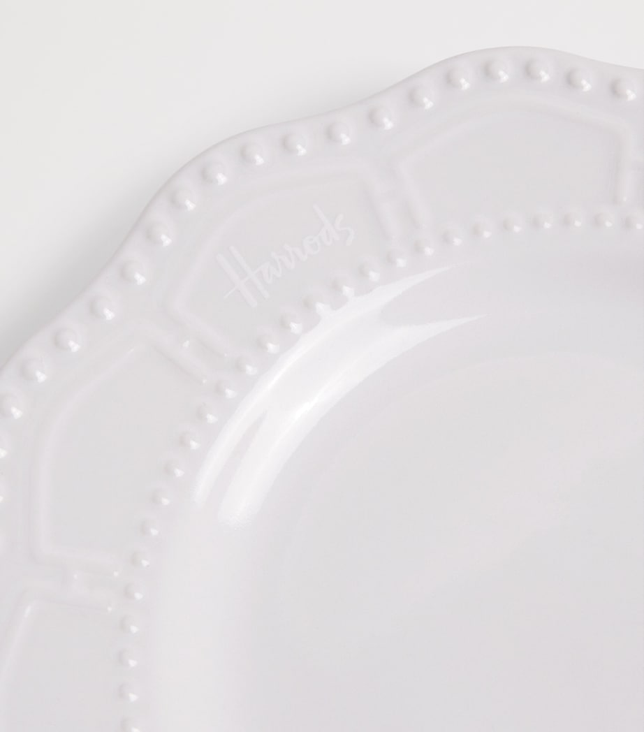 Harrods stoneware side plate 19cm, UK version