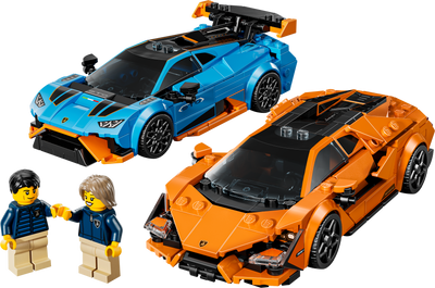 LEGO Speed Champions Lamborghini Revuelto & Huracán STO Building Set 607 Pieces