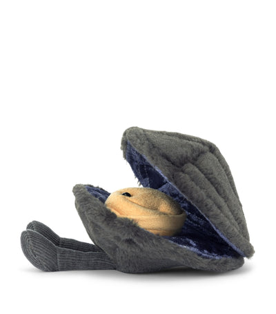 Mussel Plush Soft Toy with Corduroy Legs 17cm