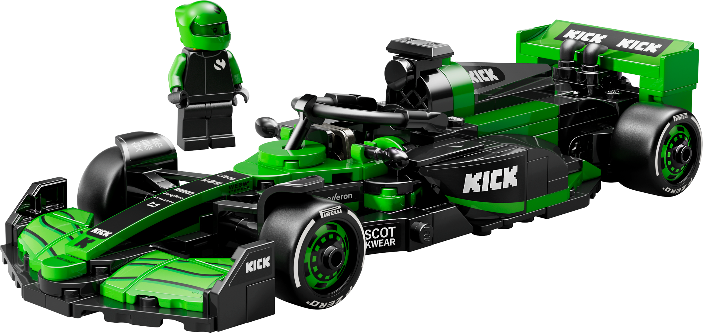 LEGO KICK Sauber F1 car, UK version